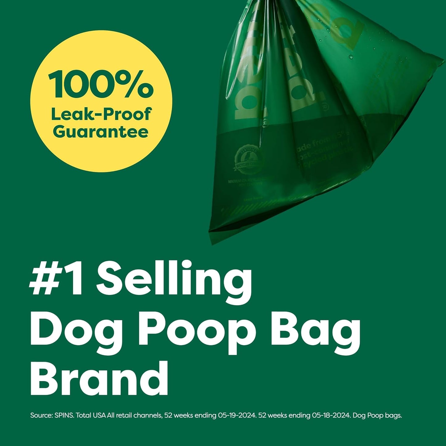 Lavender Scent Leak-Proof Extra Thick Dog Waste Bags - 270 Count Refill Rolls