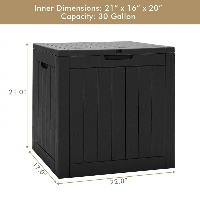 30-Gallon Outdoor Storage Bench and Seating Solution