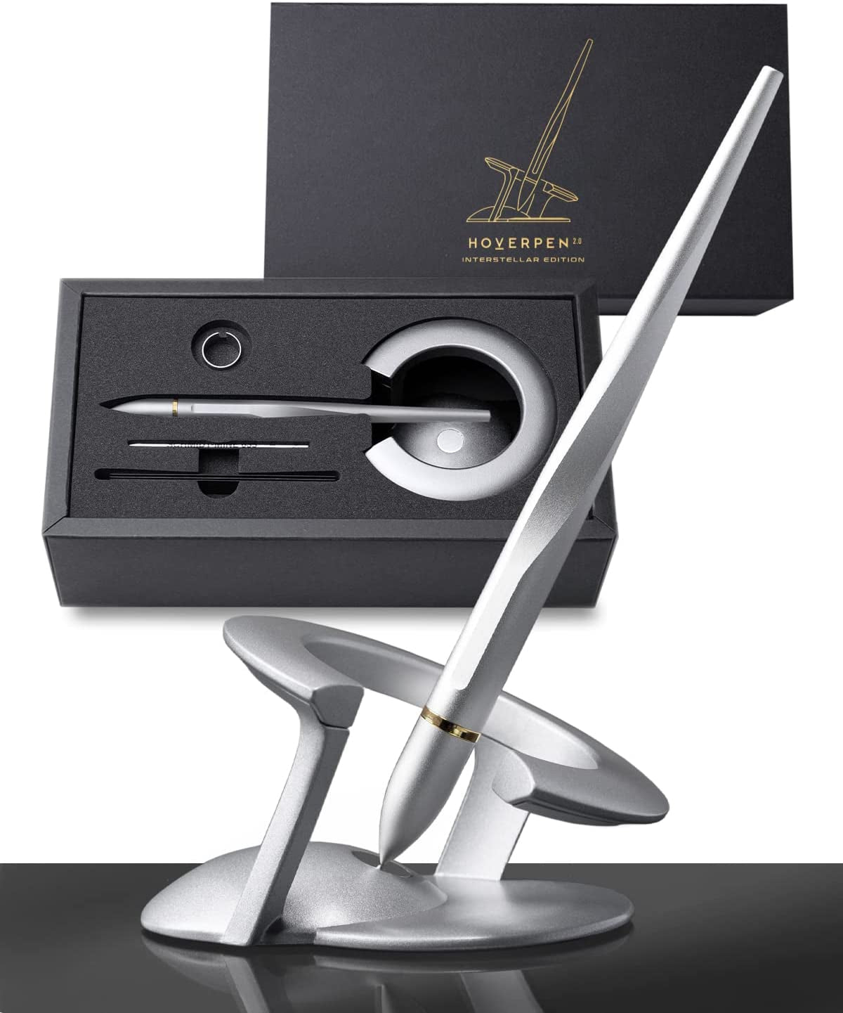 Executive Pen Crafted from Aerospace Alloys, Innovative Design, Free-Spinning Mechanism