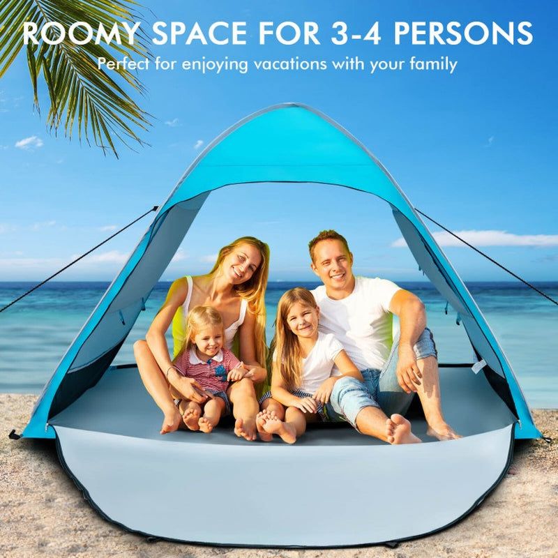 Automatic Pop-Up Beach Tent with Portable Carrying Bag