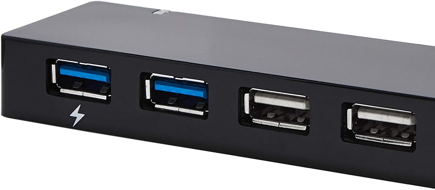 10-Port USB 3.0 Hub with AC Adapter - Black