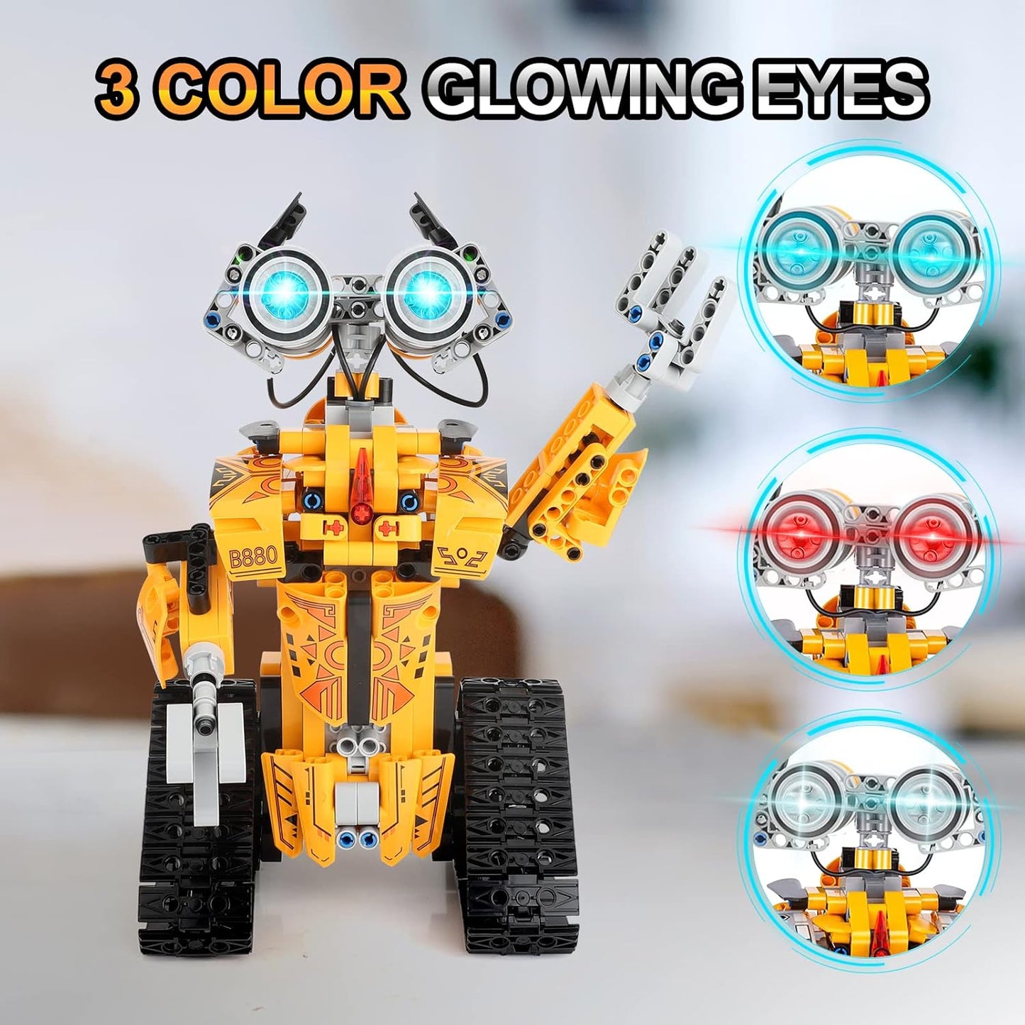 Robotics Building Kit for Ages 8+ Remote & App-Controlled, 468 Pieces