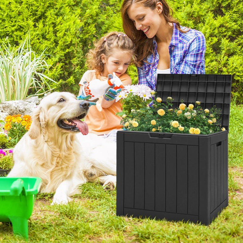 30-Gallon Outdoor Storage Bench and Seating Solution