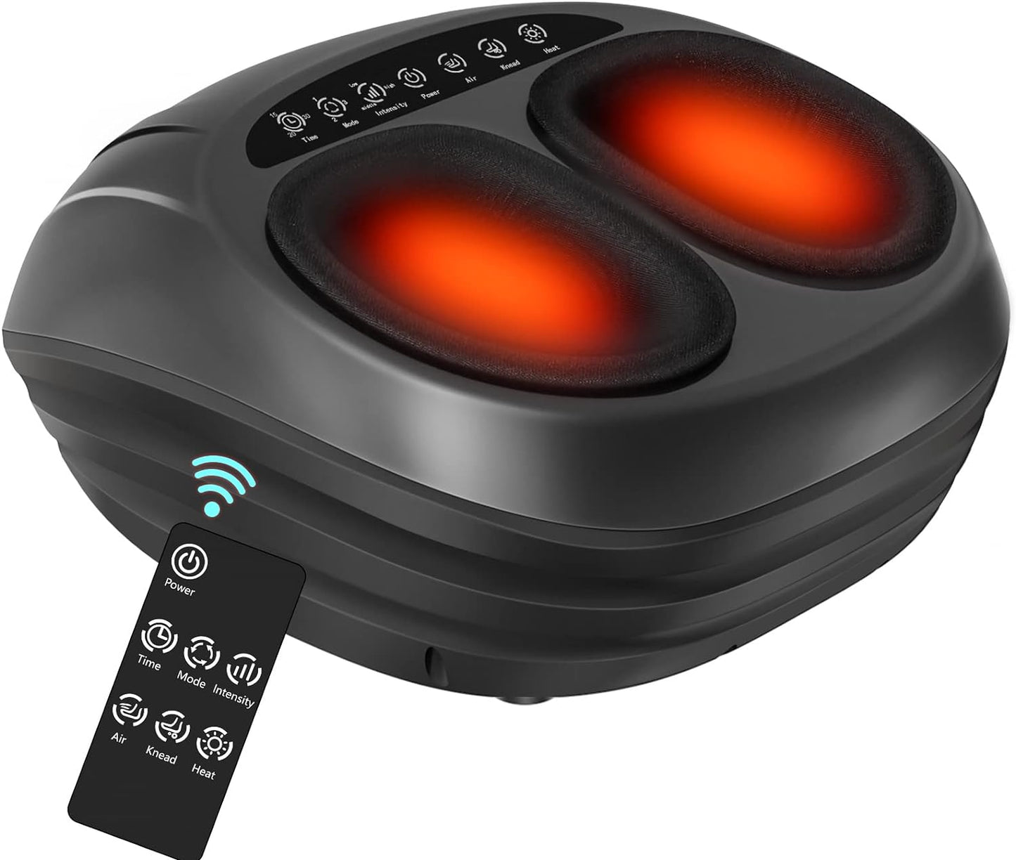 Shiatsu Foot Massager with Heat - Deep-Kneading Foot Relief Machine for Home and Office Use
