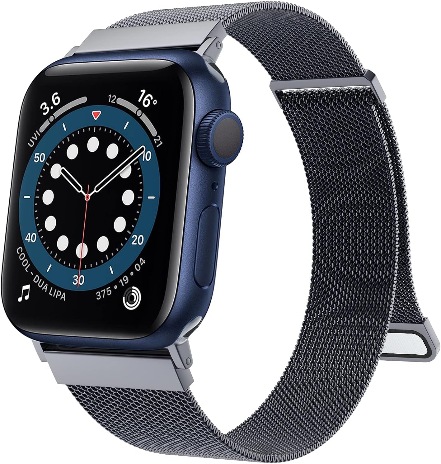 Adjustable Stainless Steel Magnetic Bracelet for Apple Watch Bands - Compatible with Ultra 2/1 and Series 10/9/8/7/6/5/4/3/2/1/SE for Men and Women