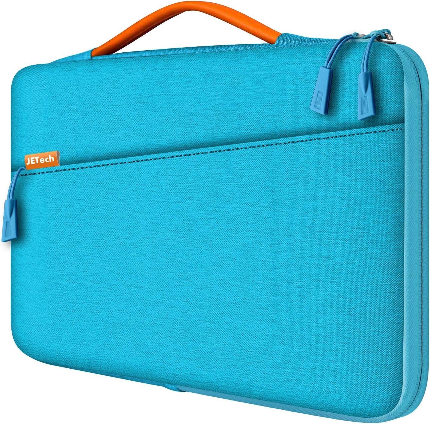 15-Inch Laptop Sleeve, Waterproof Case with Portable Handle and Pocket, Compatible with 15-Inch Notebooks (Black)