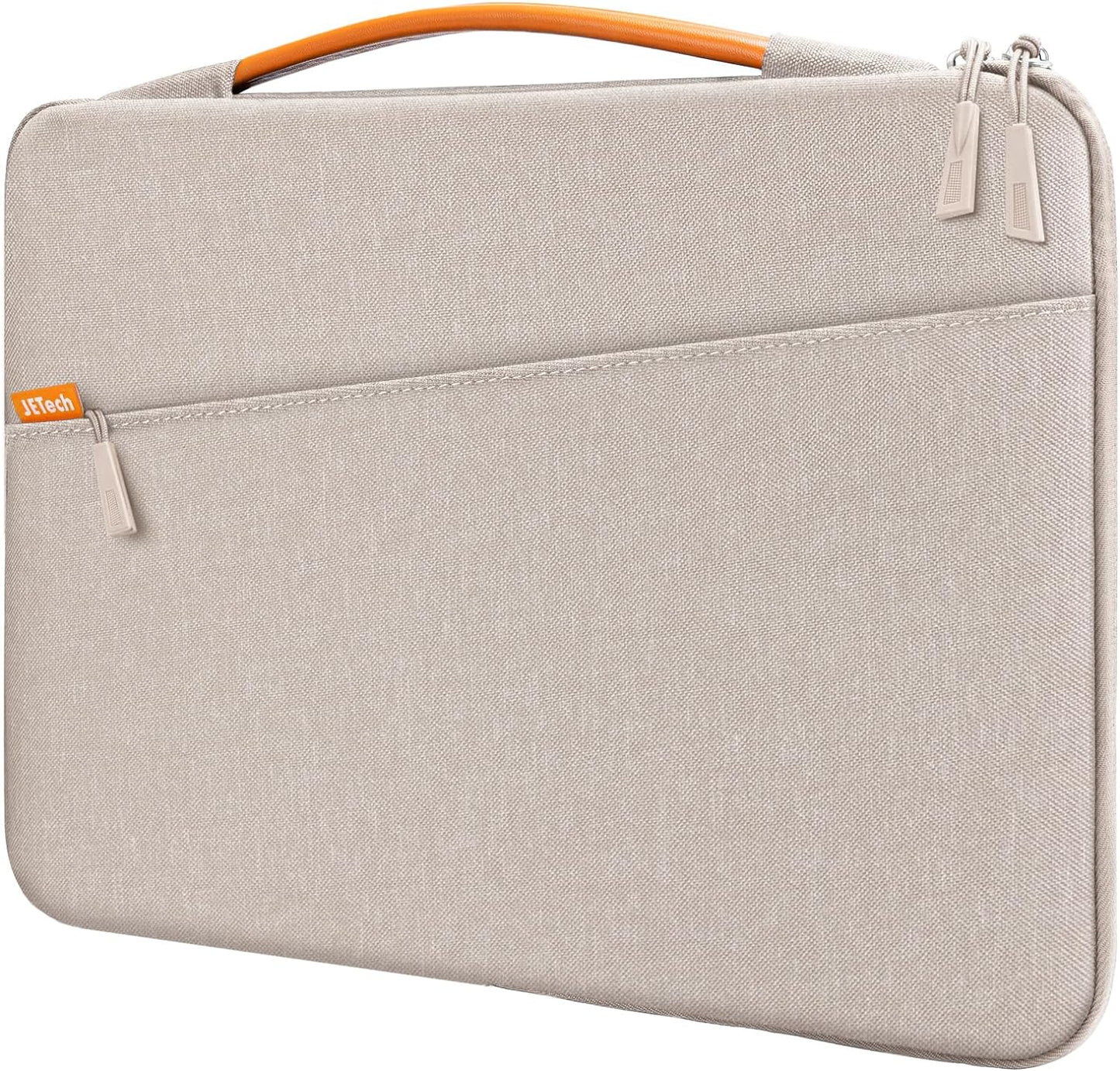 15-Inch Laptop Sleeve, Waterproof Case with Portable Handle and Pocket, Compatible with 15-Inch Notebooks (Black)