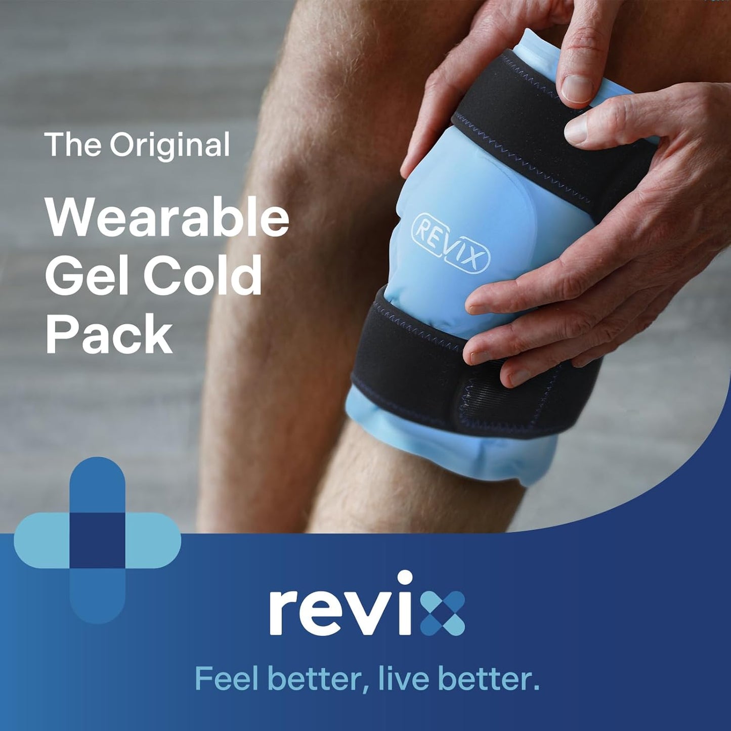 Reusable Gel Ice Pack Wrap for Knee Pain Relief, Cold Compress Therapy for Injuries, Swelling, Bruises, Arthritis, and Post-Surgery Recovery