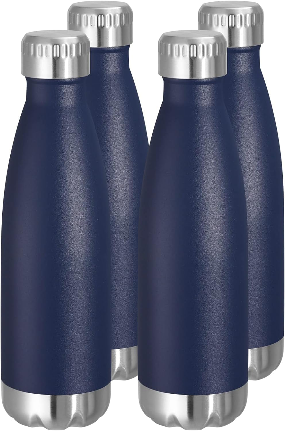 17 oz Stainless Steel Insulated Water Bottle - Reusable Double Wall Vacuum Flask for Hot and Cold Beverages, BPA Free