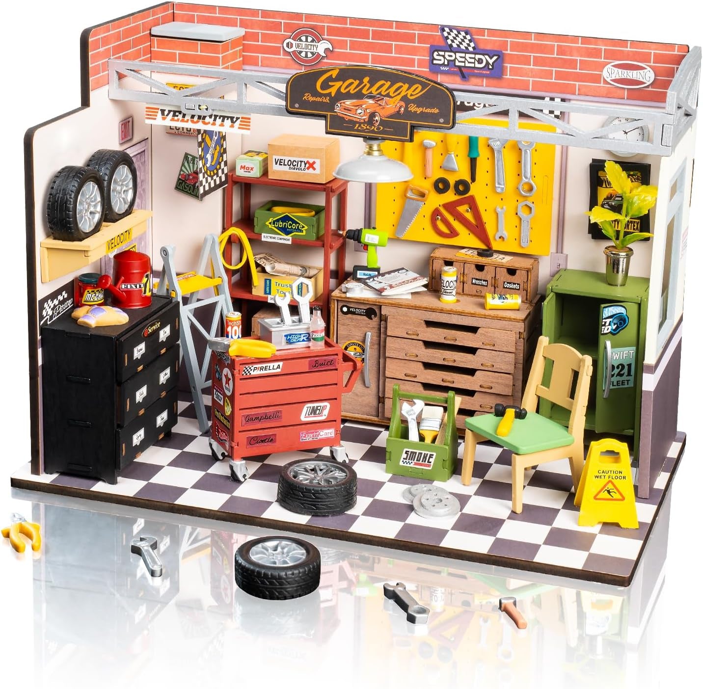 Miniature House Kit, DIY Dollhouse Kit Crafts for Adults, 1:24 Scale Model House Kit for Adults to Build, Best Gift for Her - Cathy'S Flower House