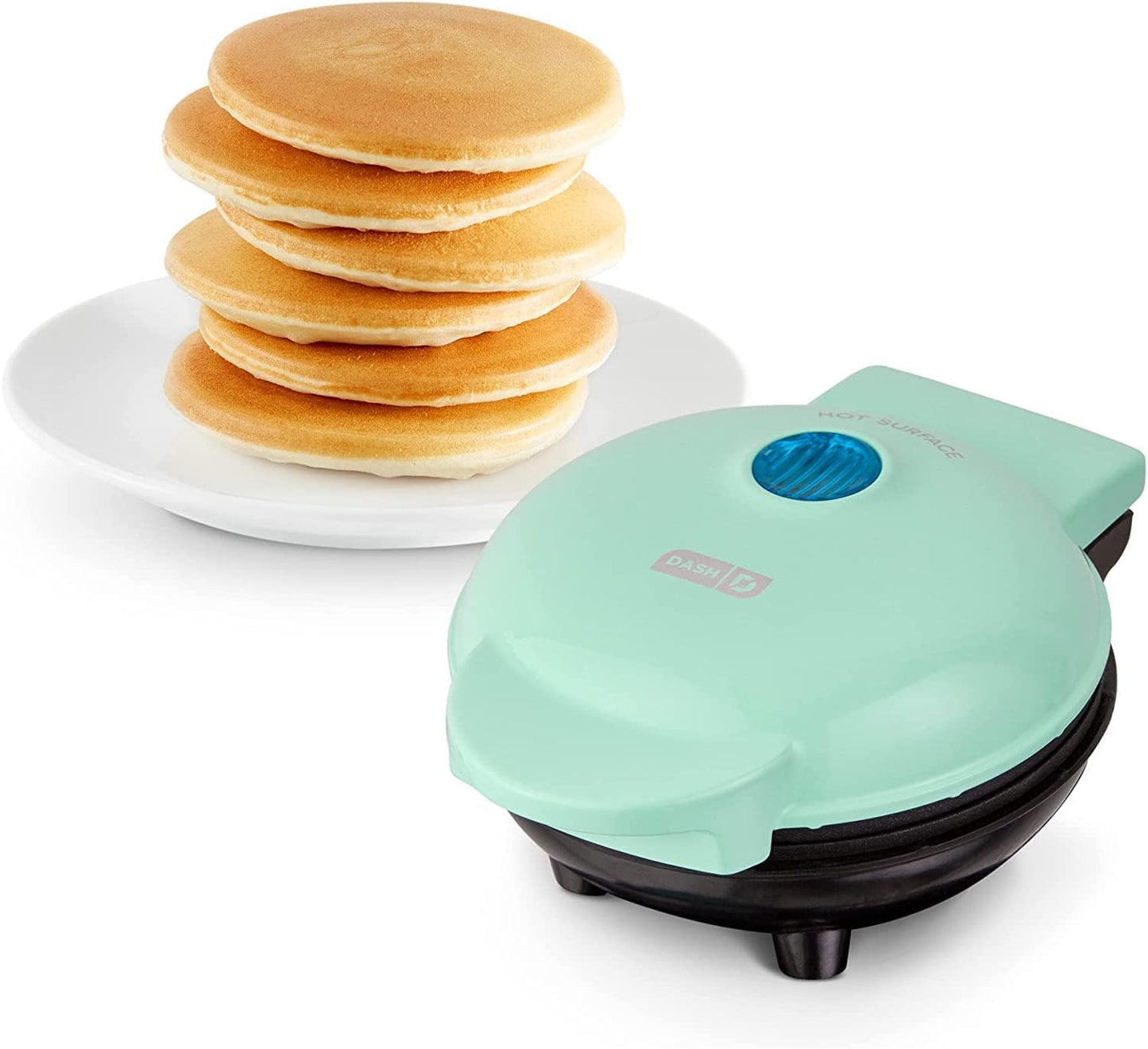 Multi Mini Waffle Maker with Four 4-Inch Nonstick Waffle Molds and Quick Heat-Up Feature