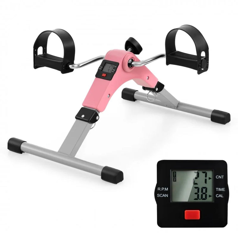 Under-Desk Pedal Exerciser with LCD Display for Comprehensive Leg and Arm Workouts