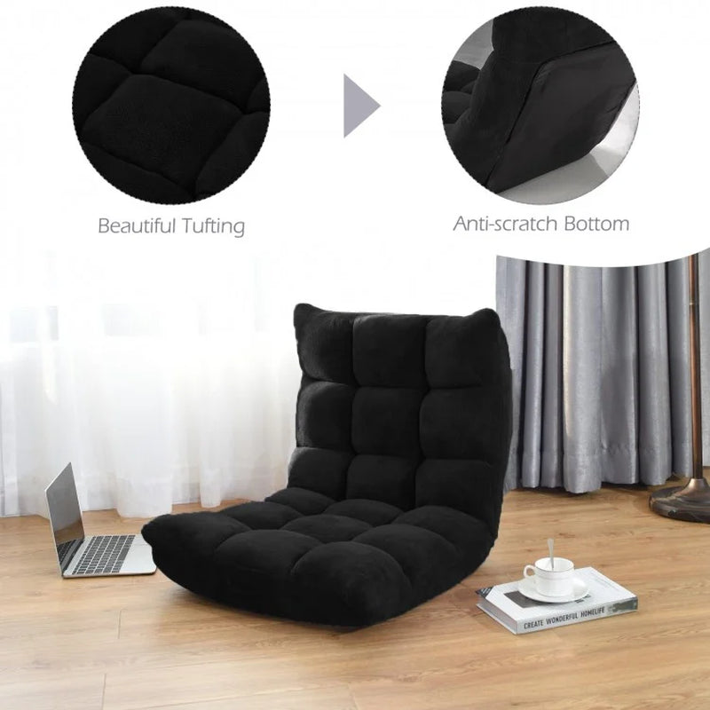 14-Position Adjustable Padded Floor Chair