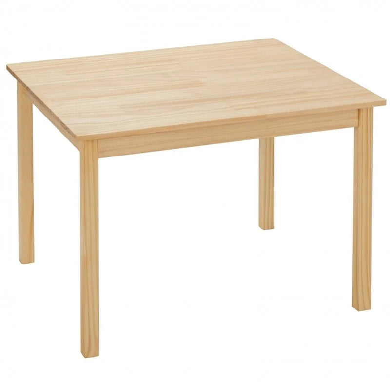 5 Pieces Kids Pine Wood Table Chair Set