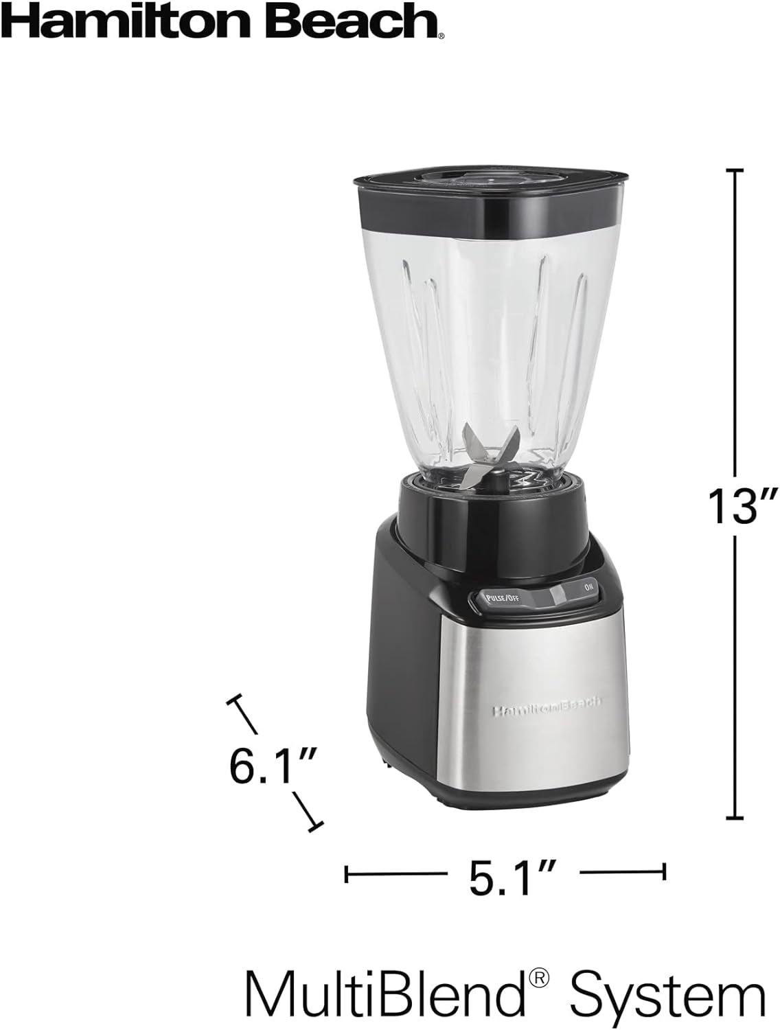 Compact Multiblend Blender and Chopper in Black