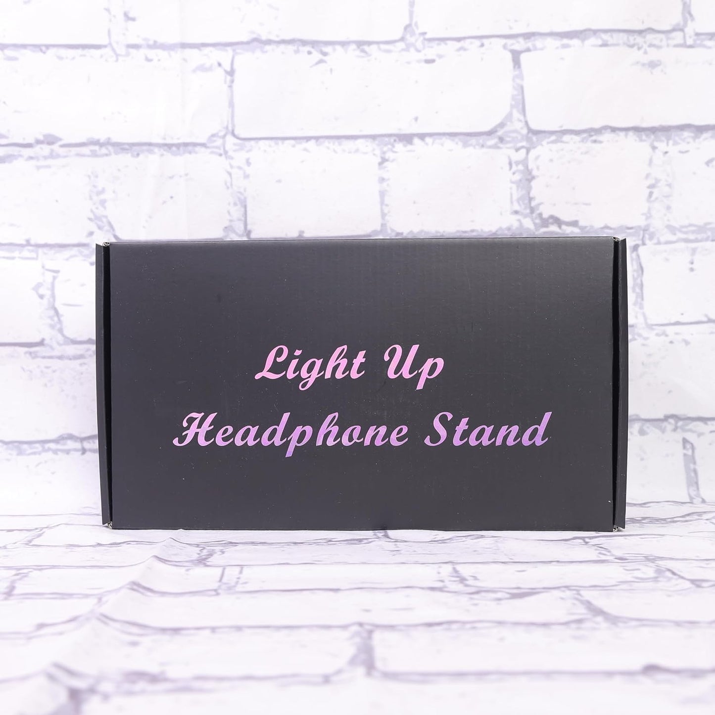 Walnut Wood Headphone Stand with LED Night Light - Ideal Desk Accessory for Gamers and Music Enthusiasts