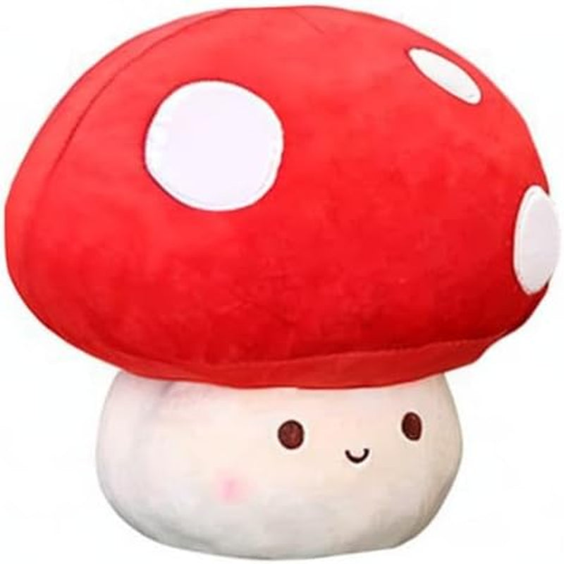 9-Inch Mushroom Plush Pillow - Adorable Stuffed Mushroom Toy