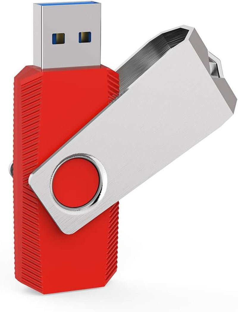 64GB USB 2.0 Flash Drive Multi-Pack - 5 Color Options with LED Indicator