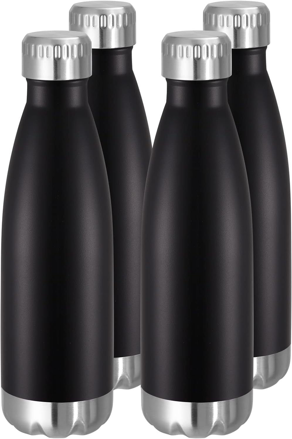 17 oz Stainless Steel Insulated Water Bottle - Reusable Double Wall Vacuum Flask for Hot and Cold Beverages, BPA Free