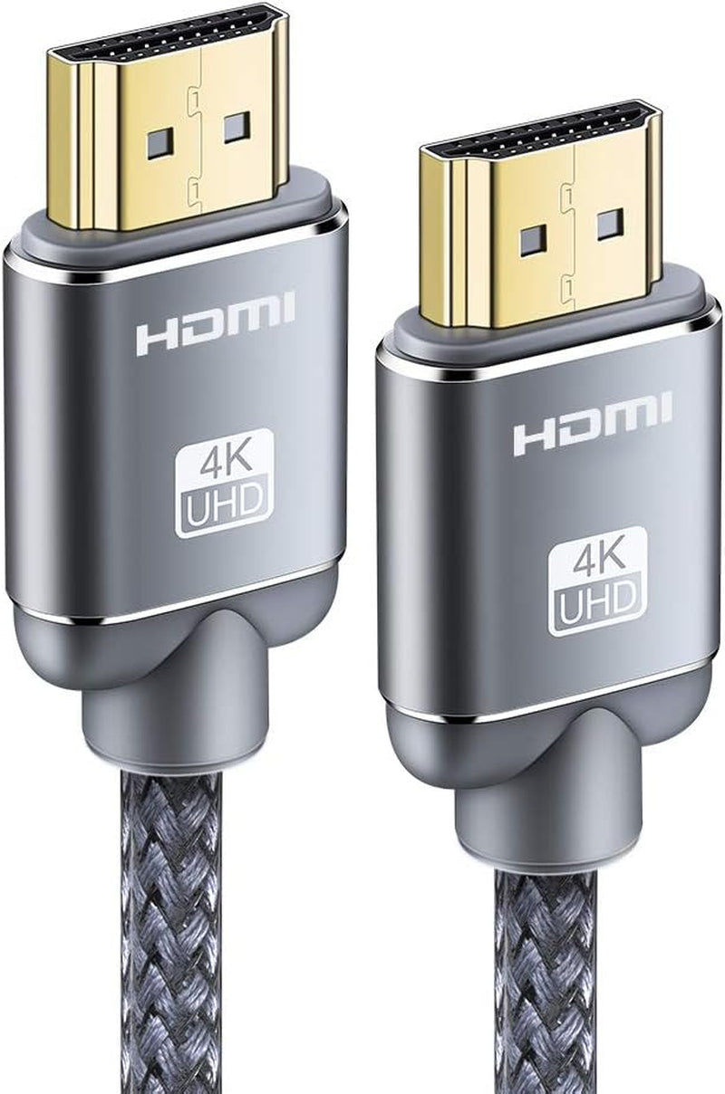 HDMI Cable 6.6Feet(2Meter), 4K HDMI Lead- HDMI Cable 4K@60Hz, 3D Support, Ethernet Function, Video 4K UHD 2160P, HD 1080P, 3D