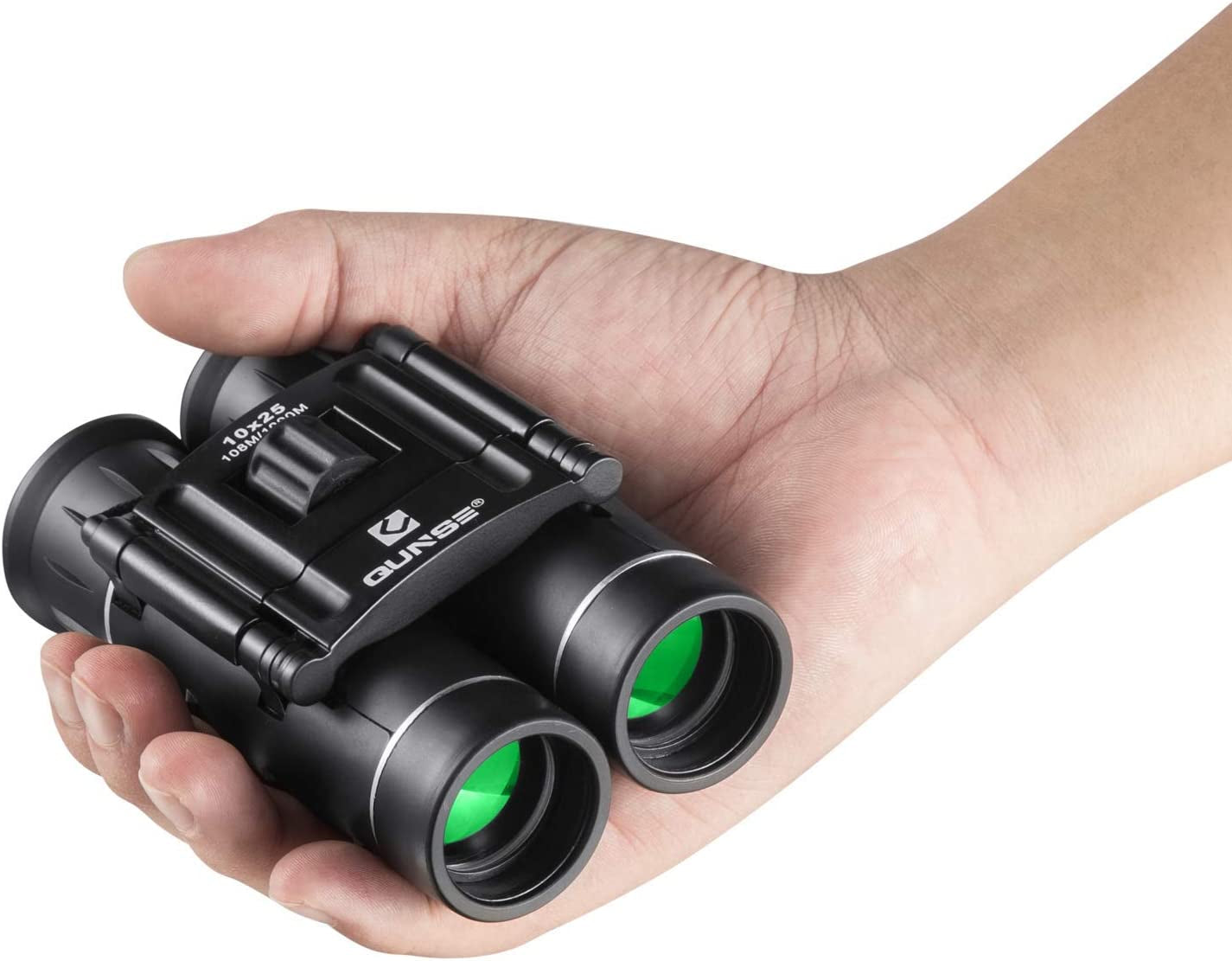 Compact 10x25 Waterproof Binoculars for Bird Watching, Travel, and Outdoor Activities - Mini Pocket Design for Adults and Kids