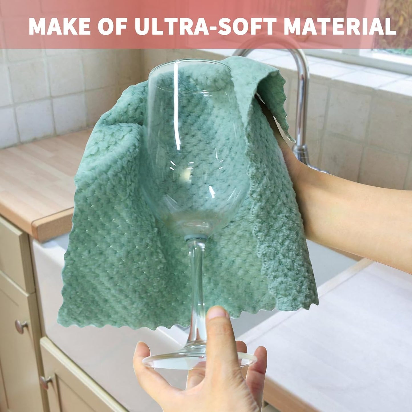 120-Pack Microfiber Cleaning Cloths - Highly Absorbent, Lint-Free, Multi-Use Rags for Effective Dust Removal in Home, Kitchen, and Automotive Care