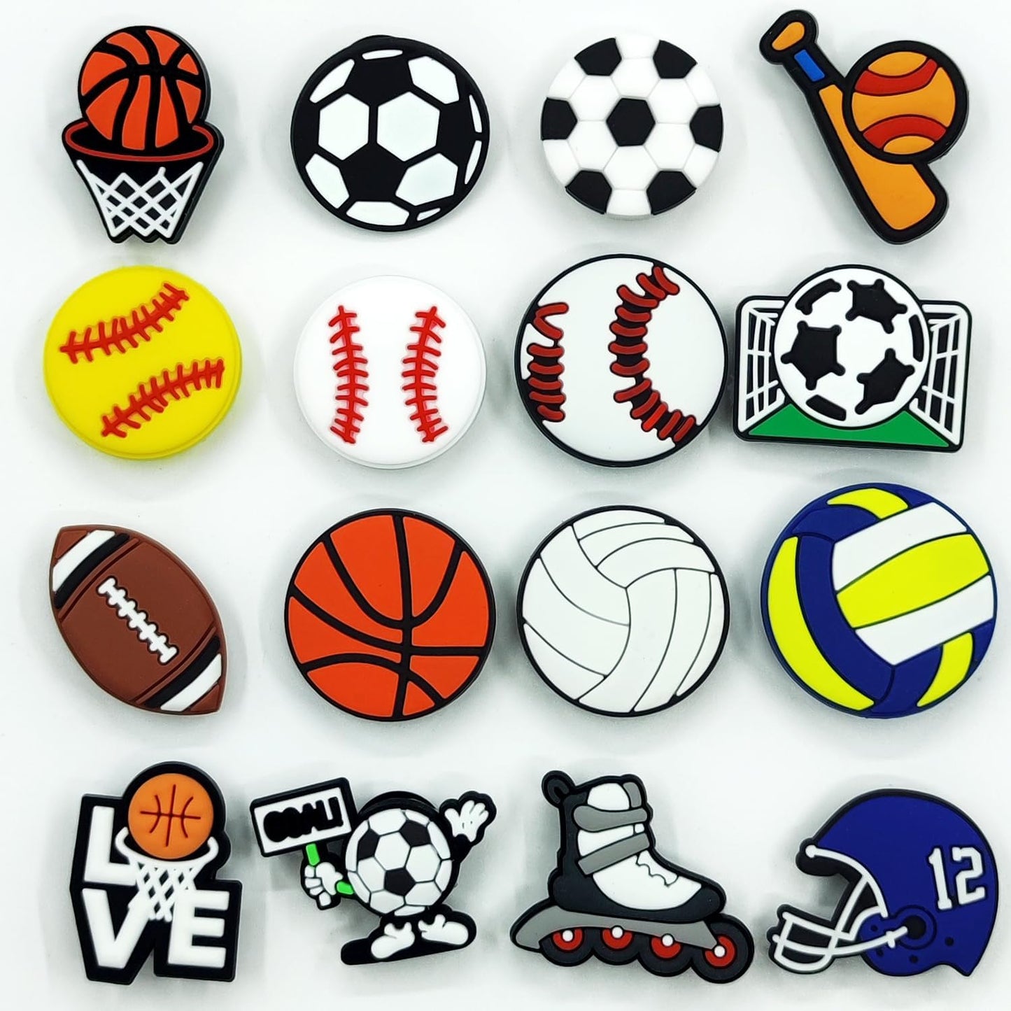 Assorted PVC Charms Set - 30 Packs of 150 and 1000 Pieces for Boys, Teens, and Adults - Ideal for Birthday Gifts and Party Favors