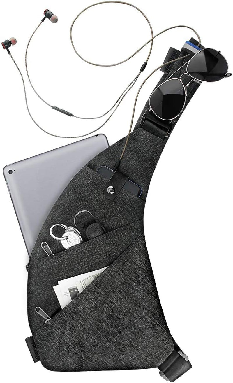 Trendy Waterproof Anti-Theft Crossbody Sling Bags for Travel - Unisex Design