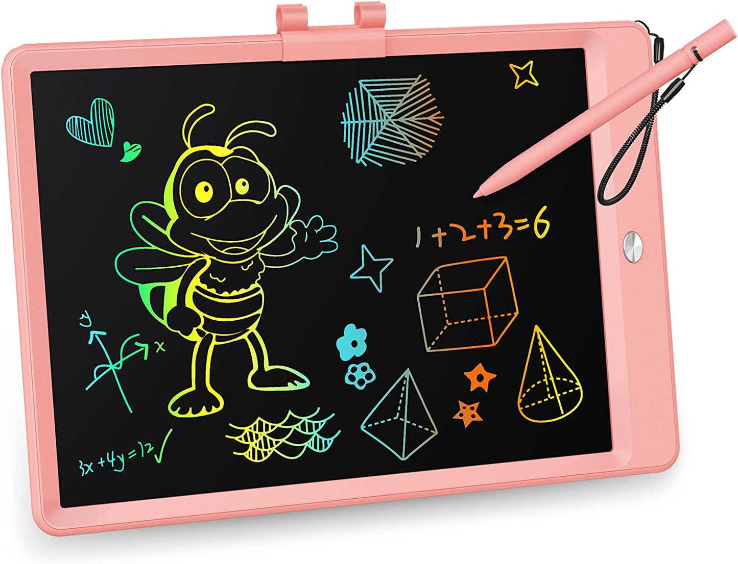 10-Inch LCD Writing Tablet for Kids, Erasable Doodle Board for Ages 3-6, Educational Travel Toy for Boys and Girls
