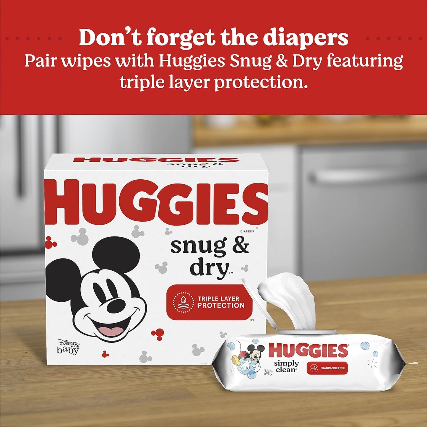 Baby Wipes, Simply Clean, UNSCENTED, Hypoallergenic, 11 Flip Top Packs, 704 Count (Packaging May Vary)