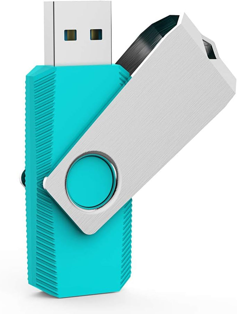 64GB USB 2.0 Flash Drive Multi-Pack - 5 Color Options with LED Indicator
