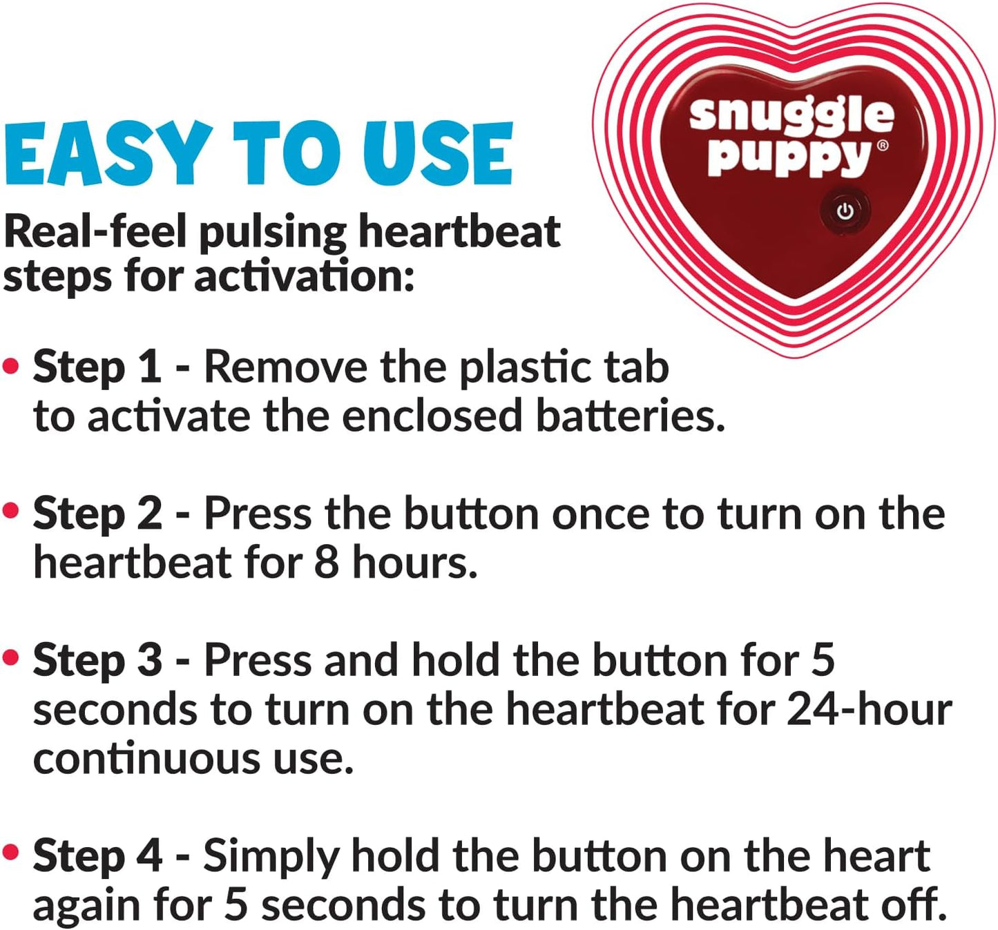 Snuggle Puppy Heartbeat Plush Toy Dogs - Anxiety Relief, Calming Support - Comfort Companion Behavioral Training - Biscuit Color