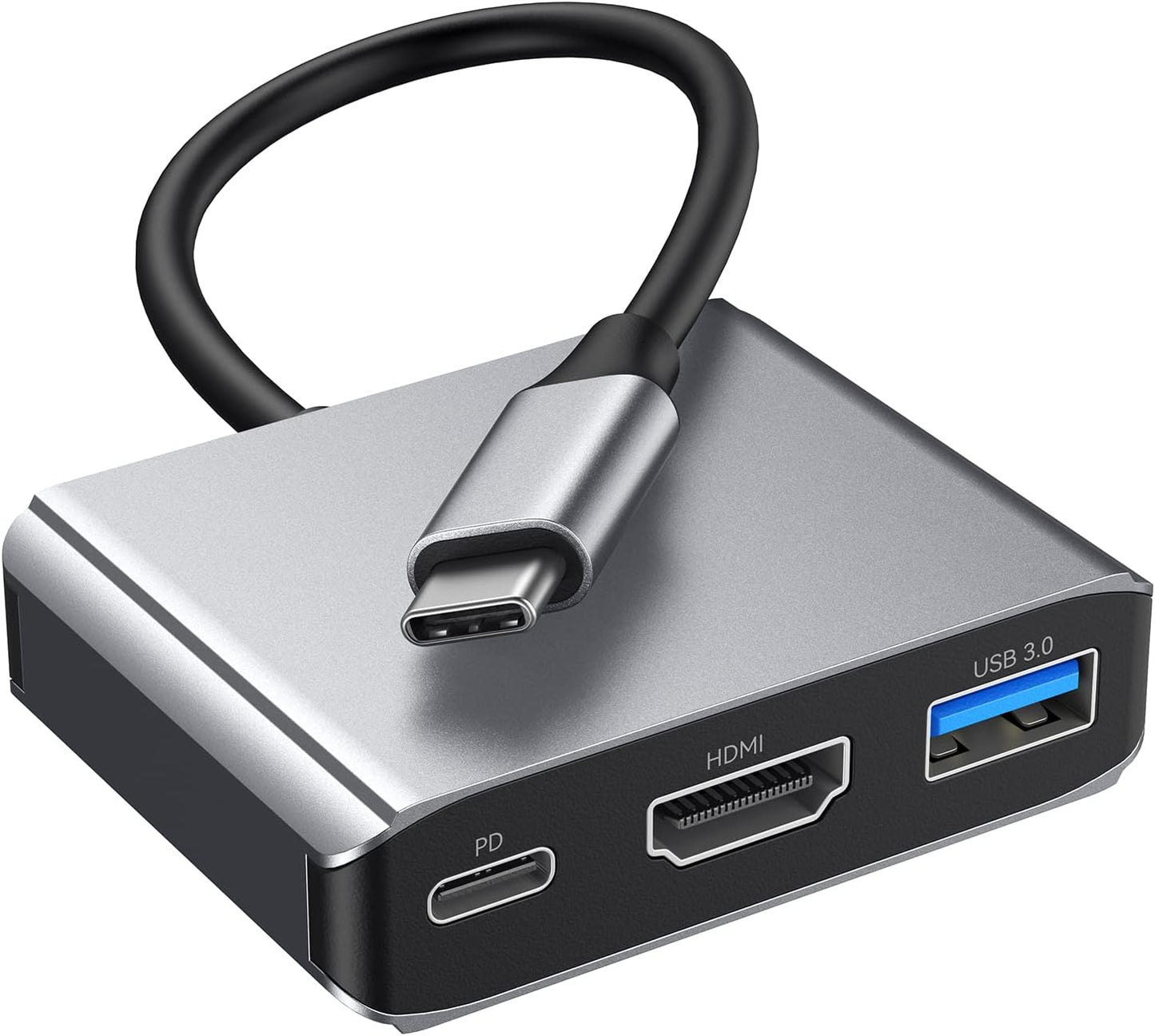 6-Port USB Hub 3.0 with 3 USB 3.0 and 3 USB 2.0 Ports - Ultra Slim Data Hub for Laptops, Notebooks, Mobile HDDs, USB Flash Drives, and More