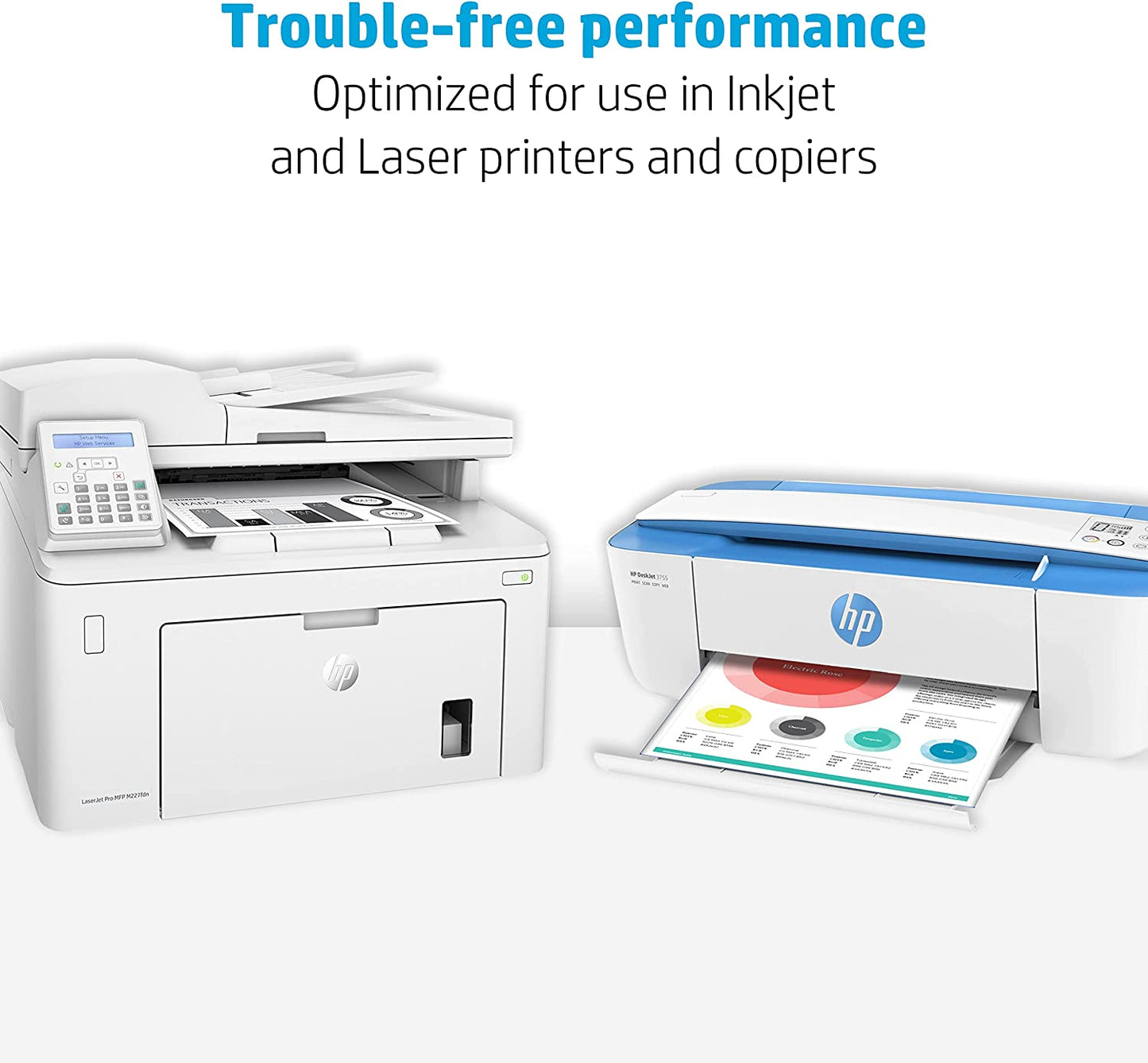 HP 8.5x11 Copy & Print Printer Paper, 20 lb, 6-Pack Case (2400 Sheets), 92 Bright, FSC Certified, Made in USA, Compatible with HP Printers