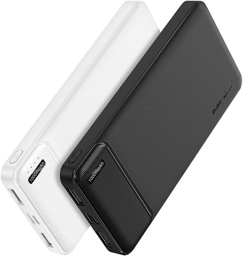 2-Pack 10,000mAh USB-C Portable Charger Power Bank with Fast Charging