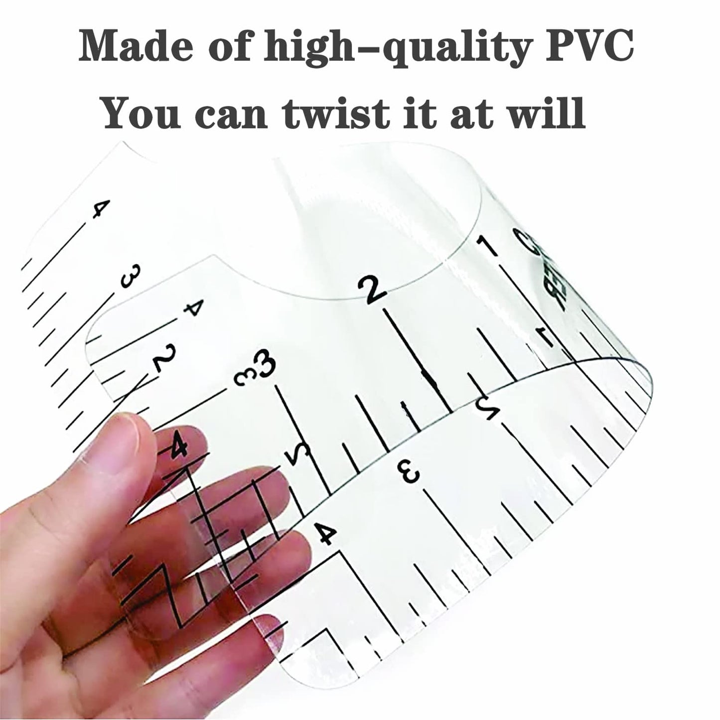 5 Pack T-shirt Ruler Guide for HTV Vinyl Heat Transfer Vinyl and Sublimation, T-Shirt Alignment Tool for Cricut,