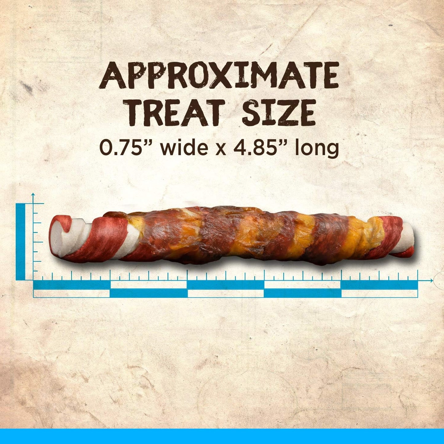 RAWHIDE-FREE BBQ Chicken Flavor Dog Chews, 12 Count (5.2 Oz)