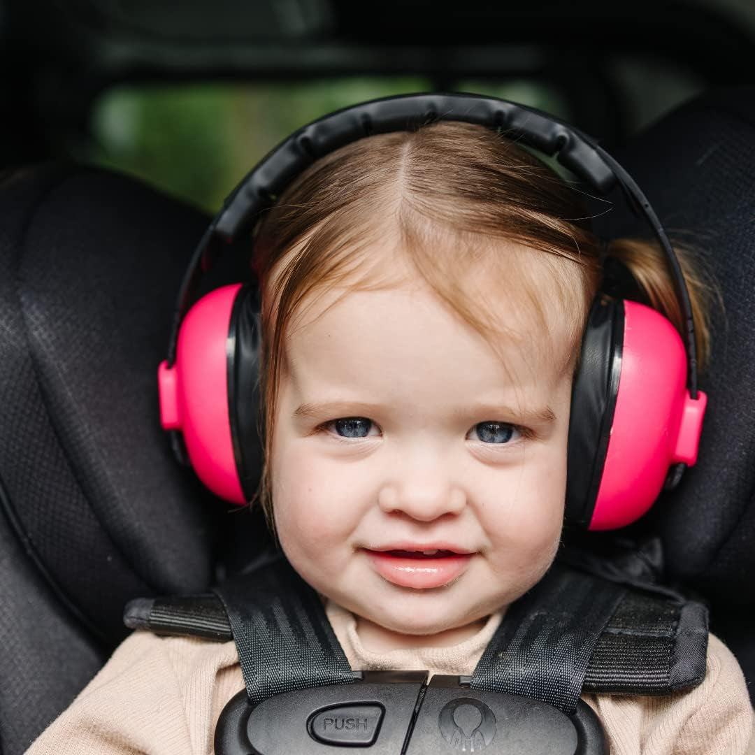 Baby Noise Canceling Headphones – Baby Wipes Dispenser, Travel Bag – Premium Soft Baby Ear Muffs – Comfortable Design