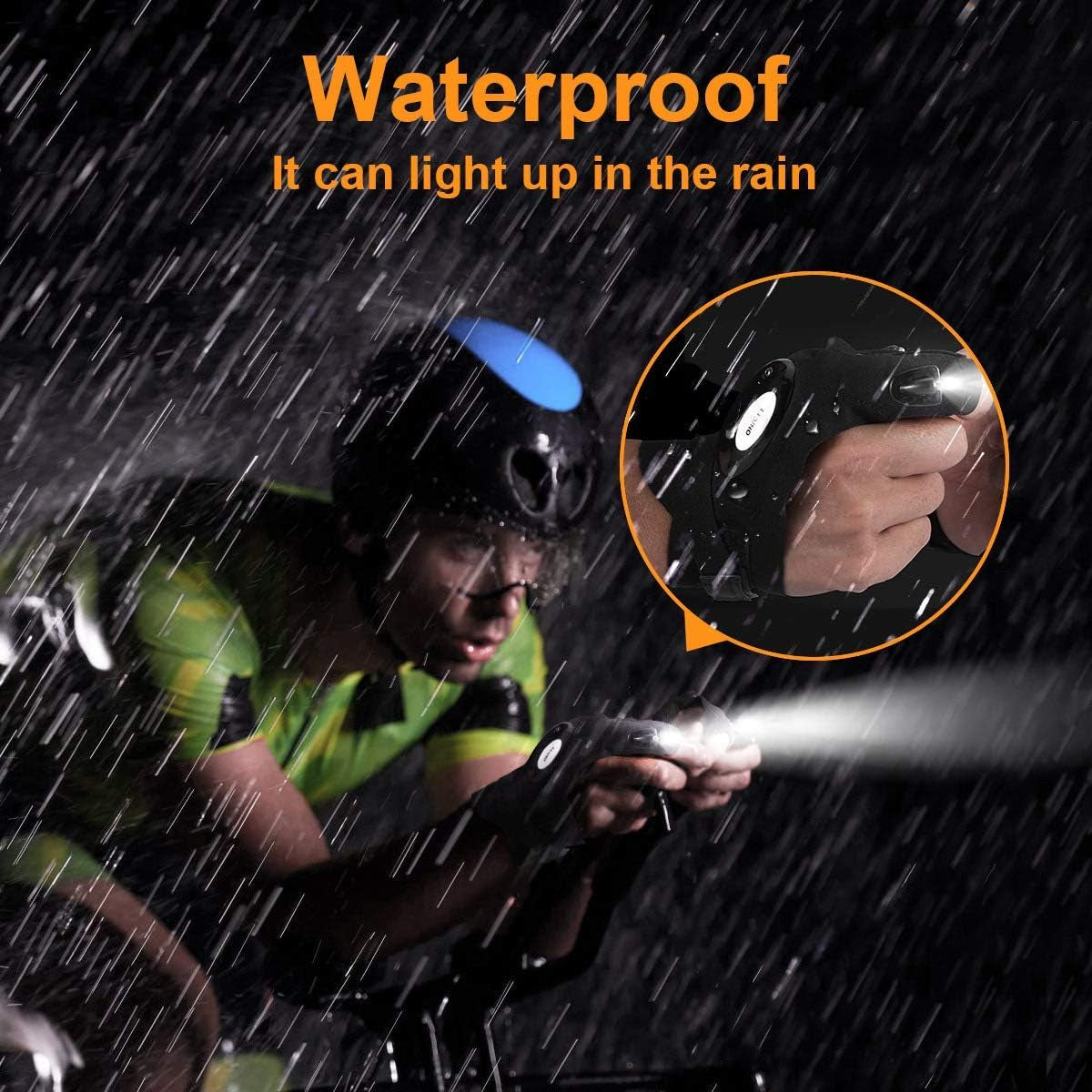 LED Flashlight Gloves - Hands-Free Finger Lights, Ideal Gifts for Men, Dads, and Husbands for Birthdays and Father's Day