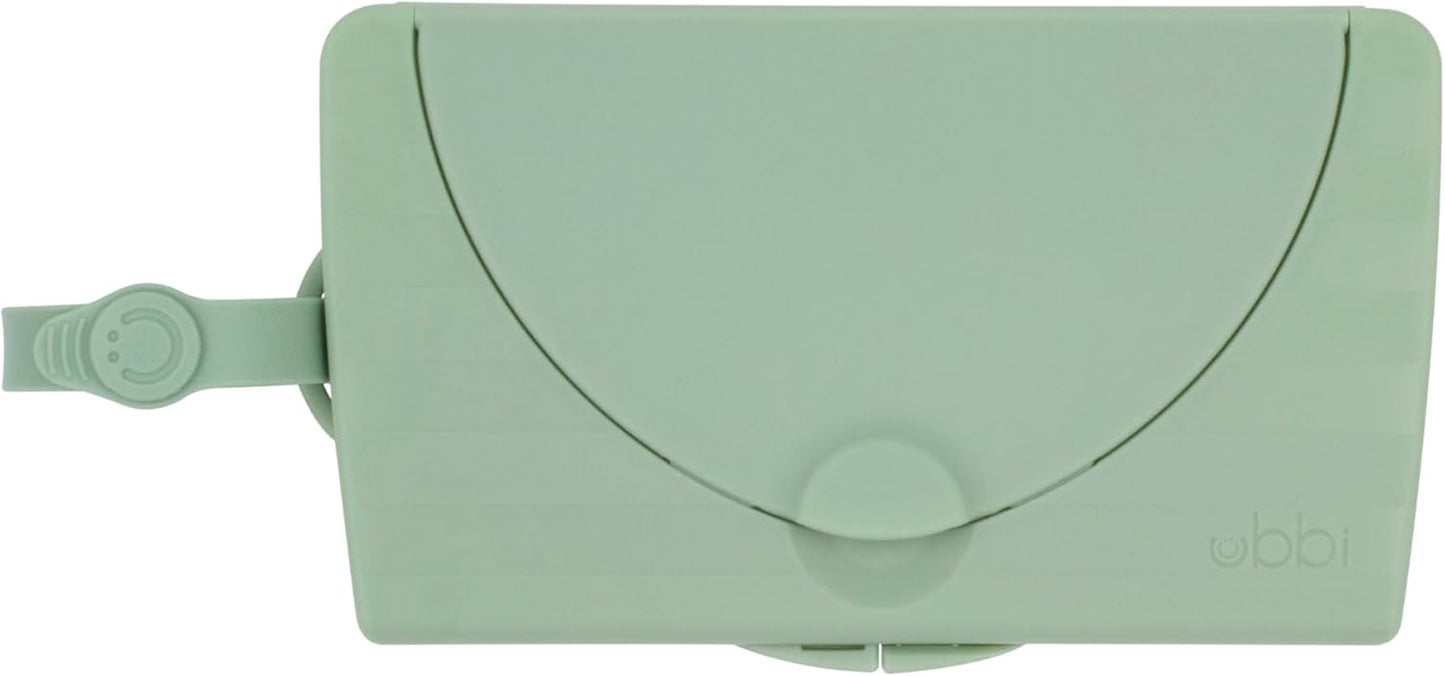 On-The-Go Baby Wipes Dispenser, Portable Wipes Container- Travel, Diaper Bag Accessory, Reusable Wipes Holder