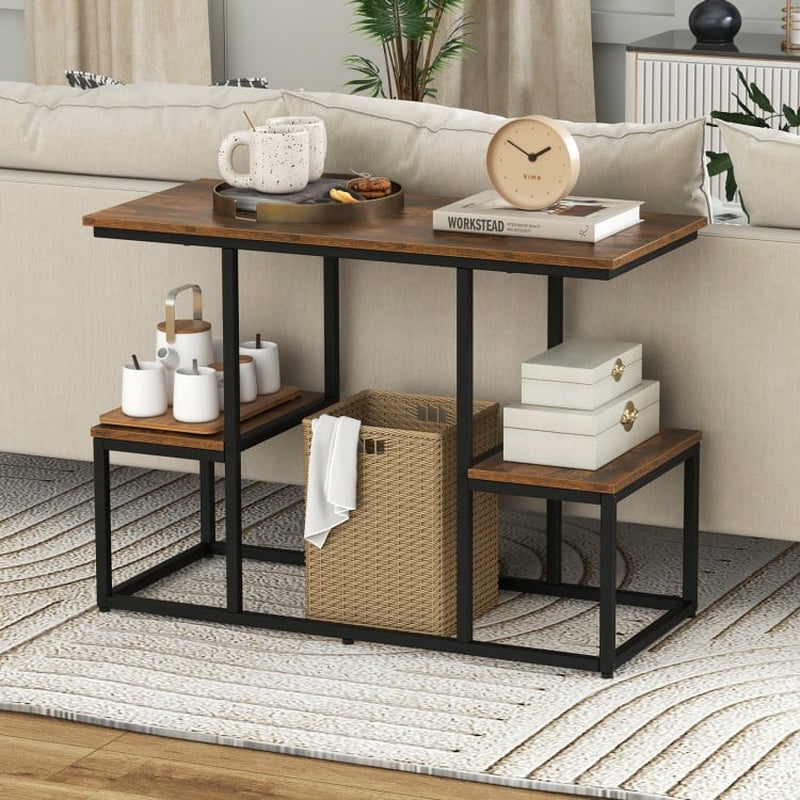 Rustic Console Table for 50-Inch TVs