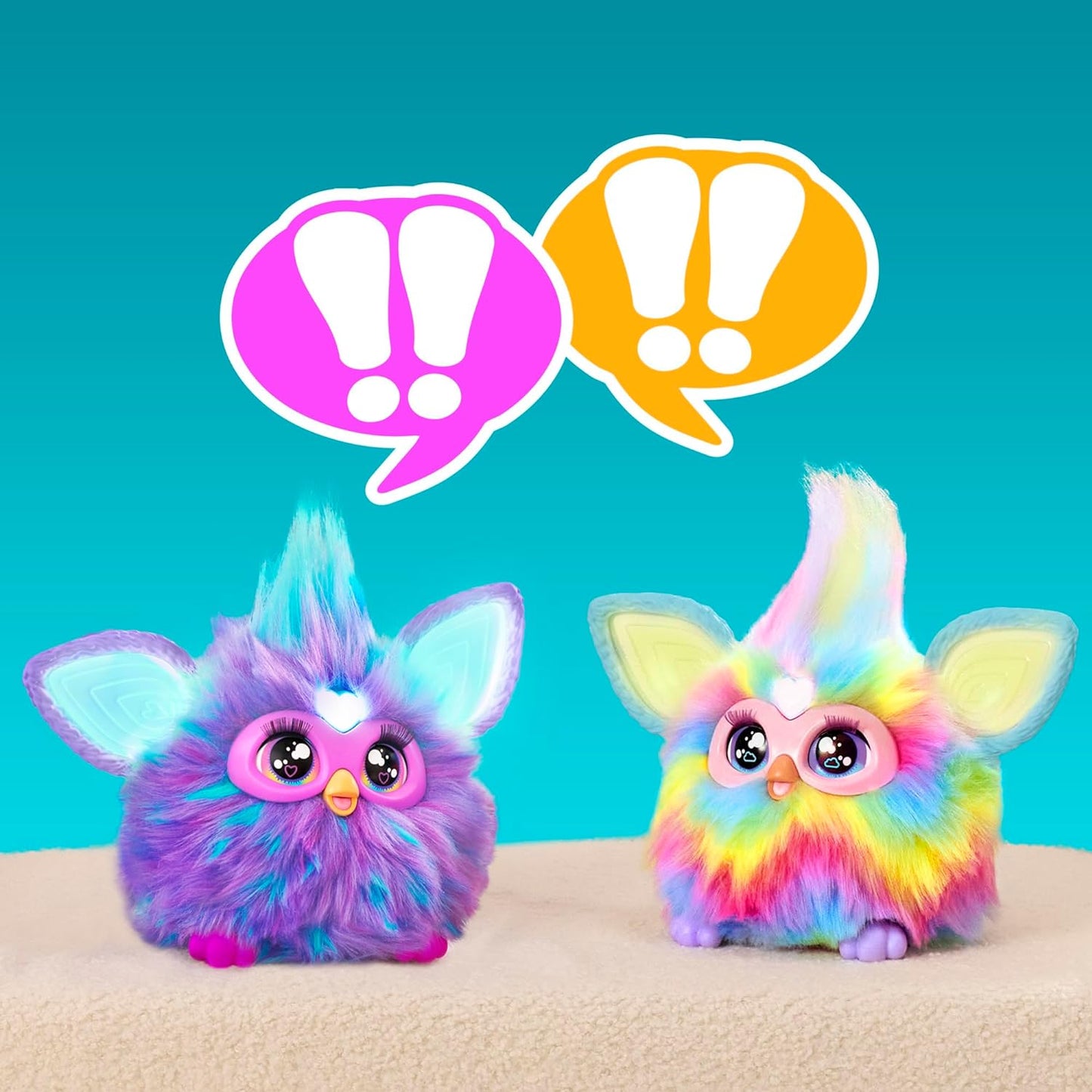 Tie Dye, 15 Fashion Accessories, Interactive Plush Toys for 6+, Voice Activated Animatronic (English Version)