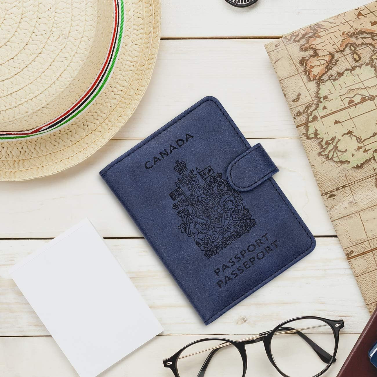 RFID-Blocking Passport Holder and Travel Wallet Case