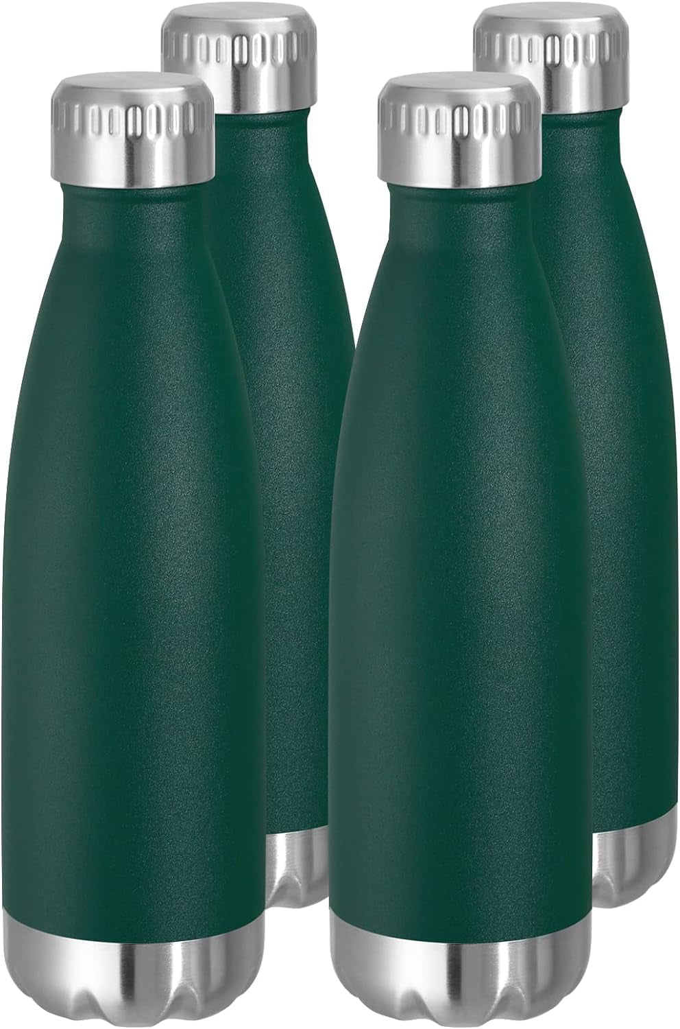 17 oz Stainless Steel Insulated Water Bottle - Reusable Double Wall Vacuum Flask for Hot and Cold Beverages, BPA Free