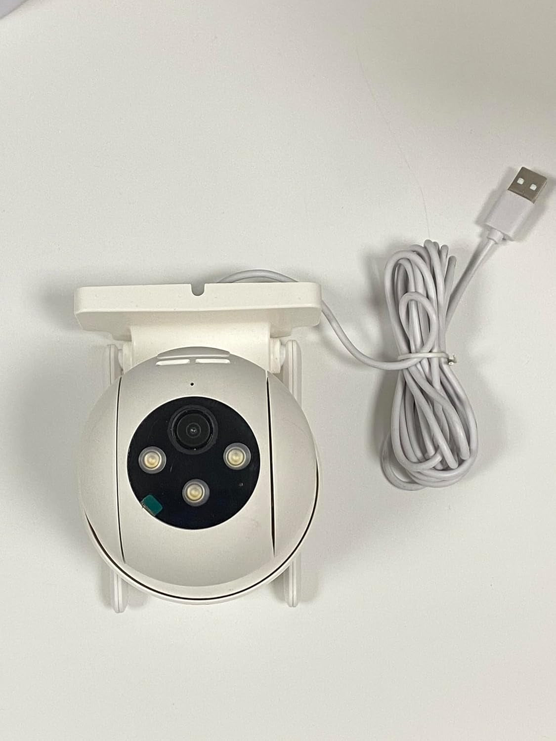 Outdoor Wired Security Camera - 2.4G WiFi PTZ IP Camera, Color Night Vision, Motion Tracking Surveillance