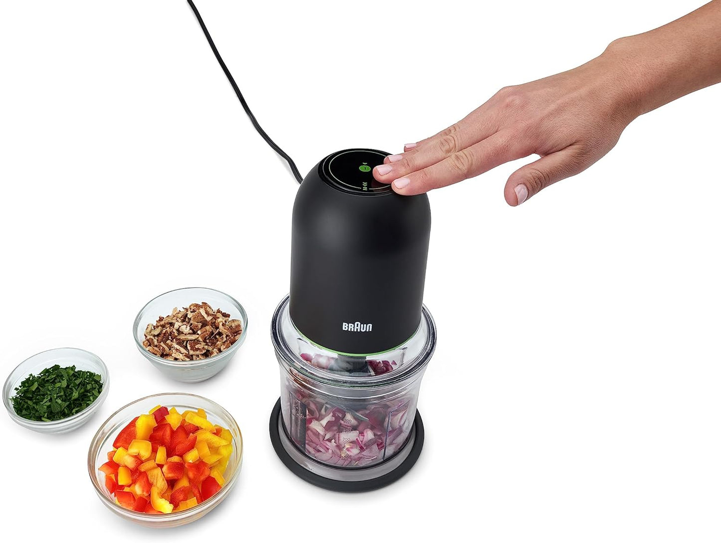 Mini Food Processor, 4-Cup Capacity, Black