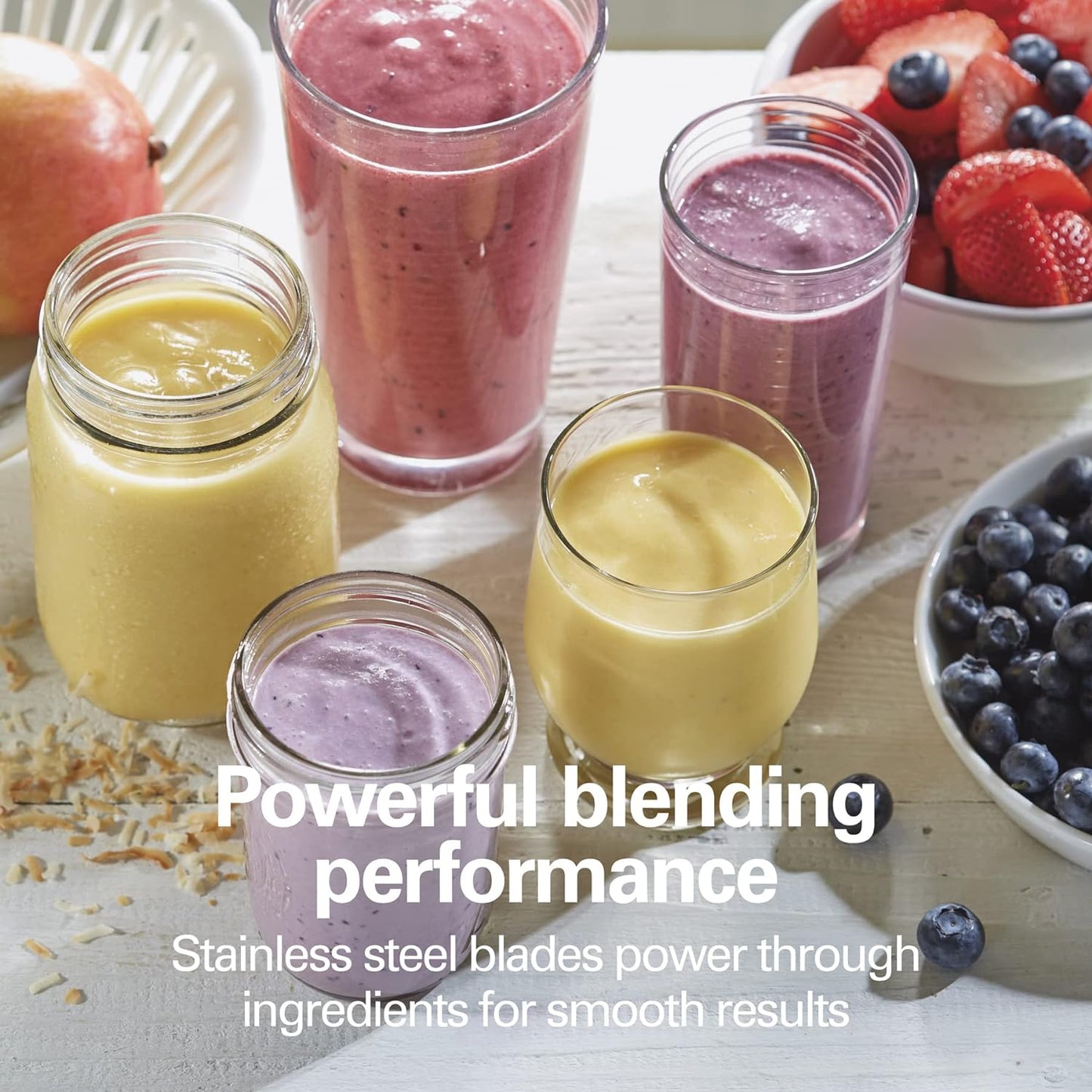 Personal Blender with Travel Lid, 14 oz Capacity, Raspberry Color
