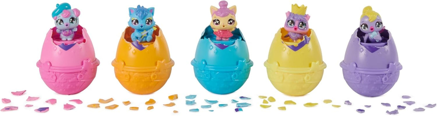 Alive Egg Carton Toy Set with 5 Mini Figures in Self-Hatching Eggs and 11 Accessories 3+