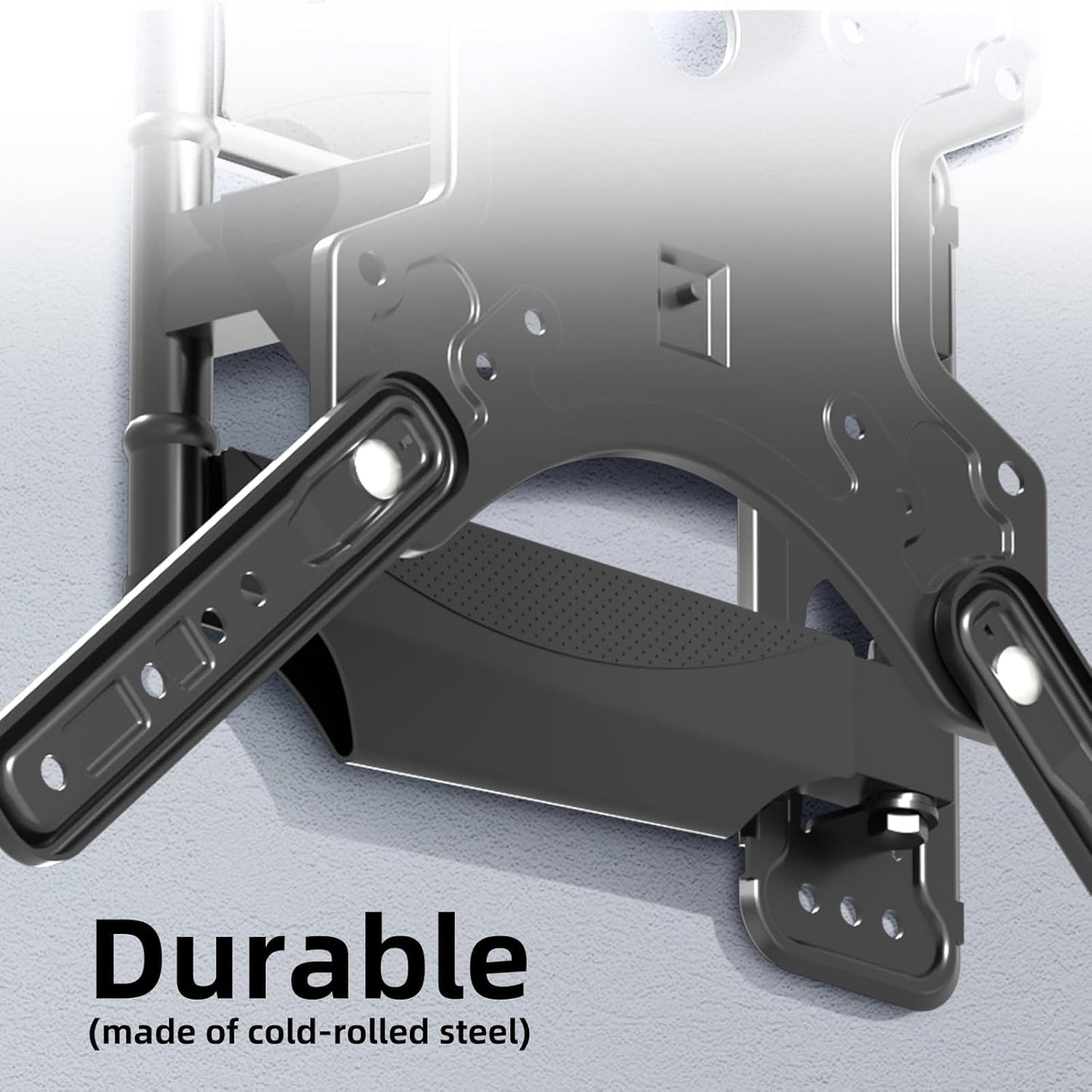 Adjustable TV Wall Mount with Swivel and Tilt Function for 32-55 Inch TVs up to 70 lbs, VESA 400x400 mm
