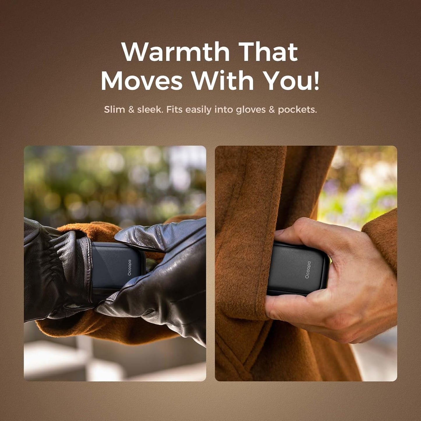 Magnetic Rechargeable Hand Warmers - 2 Pack, Card-Style Electric Hand Heaters with 3 Heat Settings, UL Certified, Ideal Christmas Gifts for Women, UT4 Young